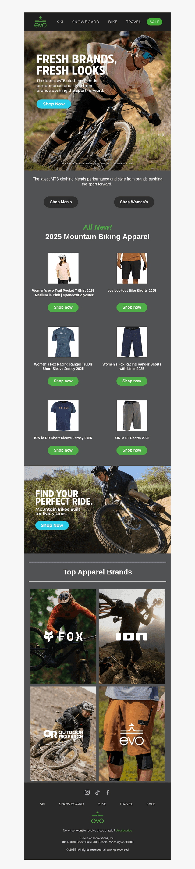 New MTB Clothing Just Landed