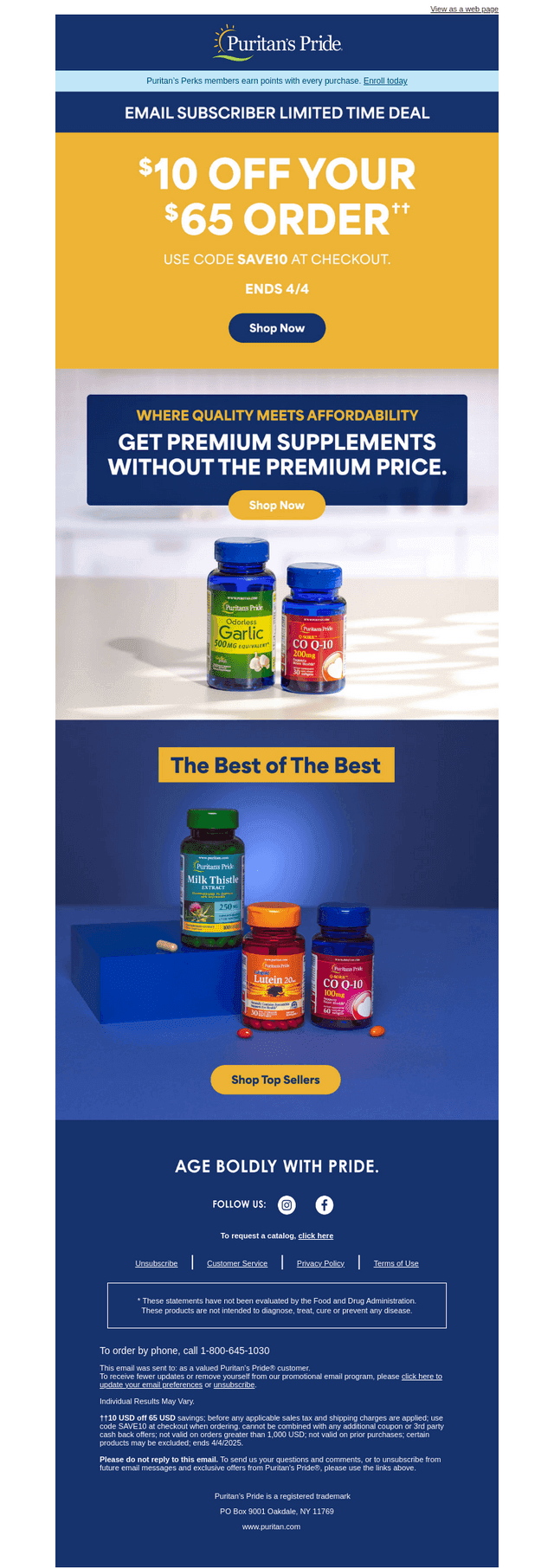 Premium Wellness Made Affordable – $10 Off $65!