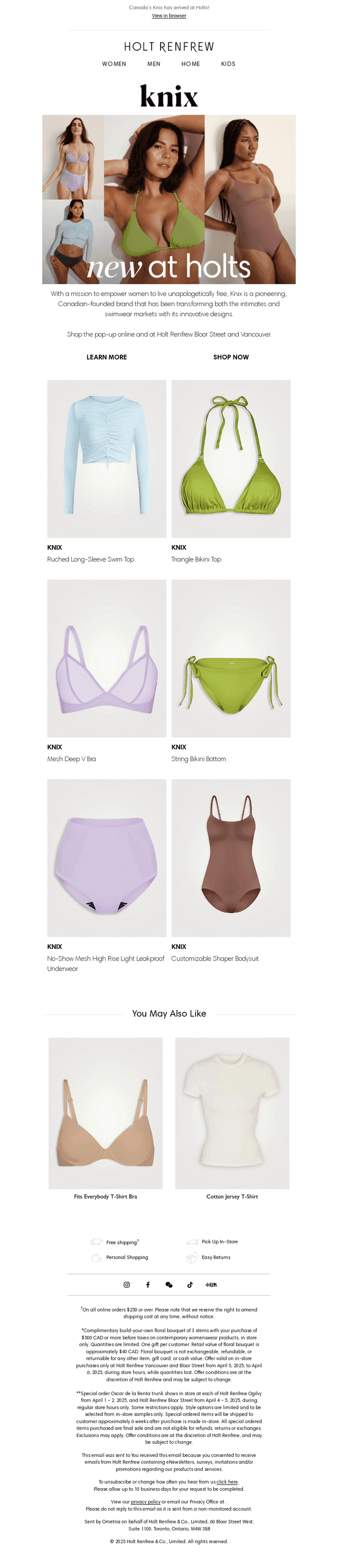 Get Intimate with Knix at Holts