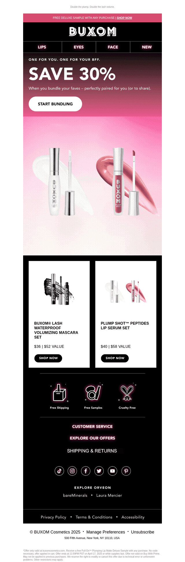 SAVE 30% when you bundle your faves! 👯