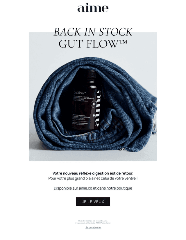 Back in stock : Gut Flow™