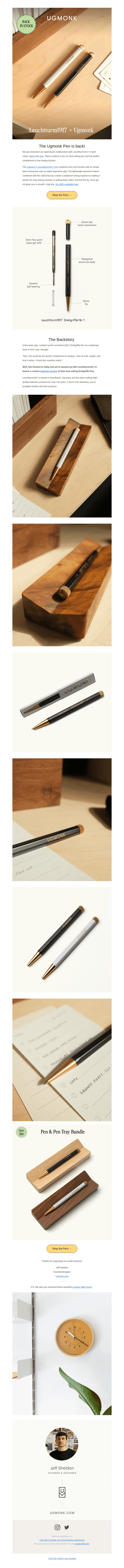 The Ugmonk Pen is back 👏