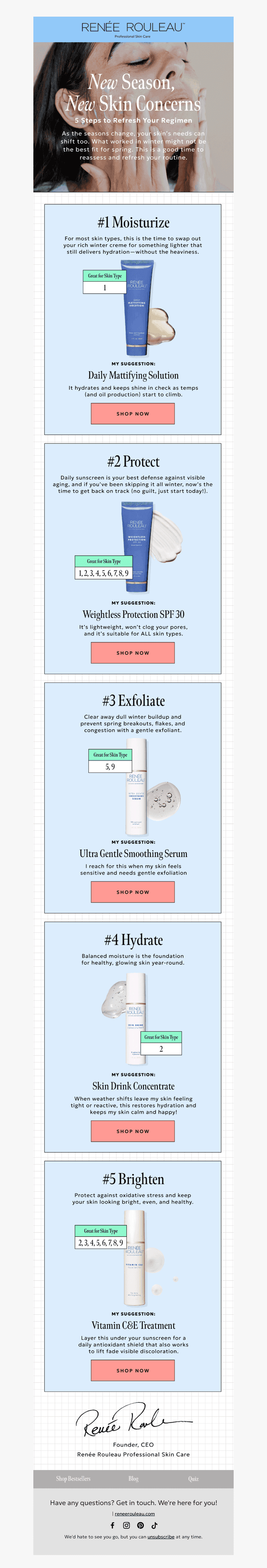 Don’t bring your winter routine into spring