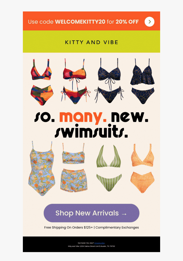 NEW SWIM ARRIVALS →