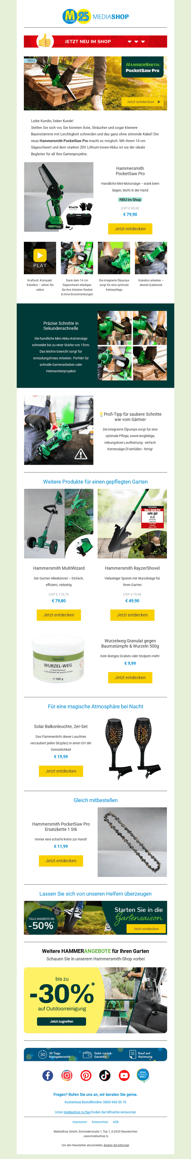 Fit für die Gartensaison 🌱