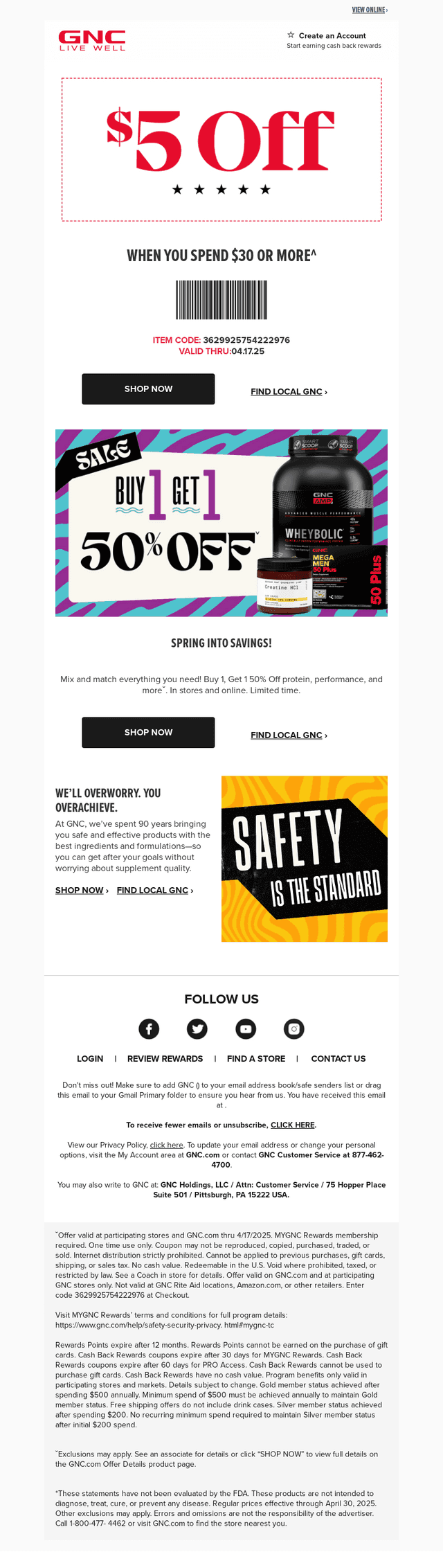 We've got a coupon for you!