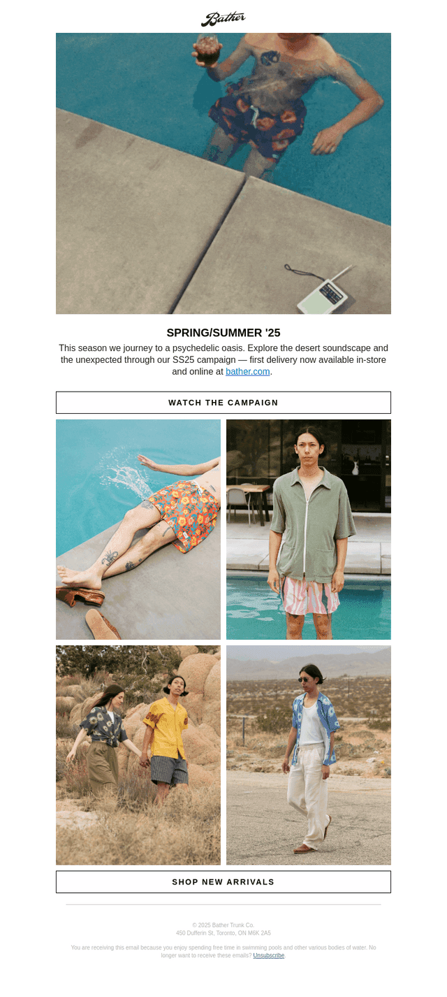 Now Live – Spring/Summer '25