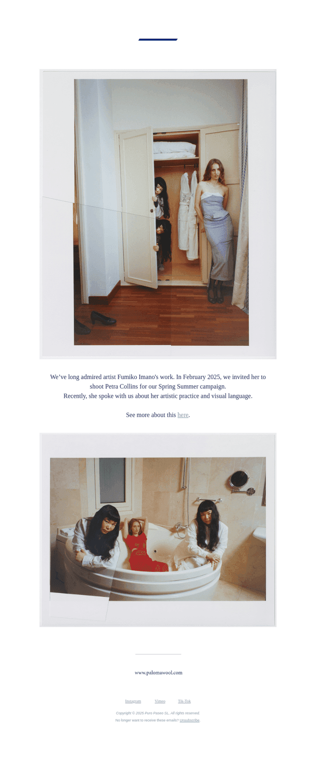 paloma wool Spring Summer 2025 campaign