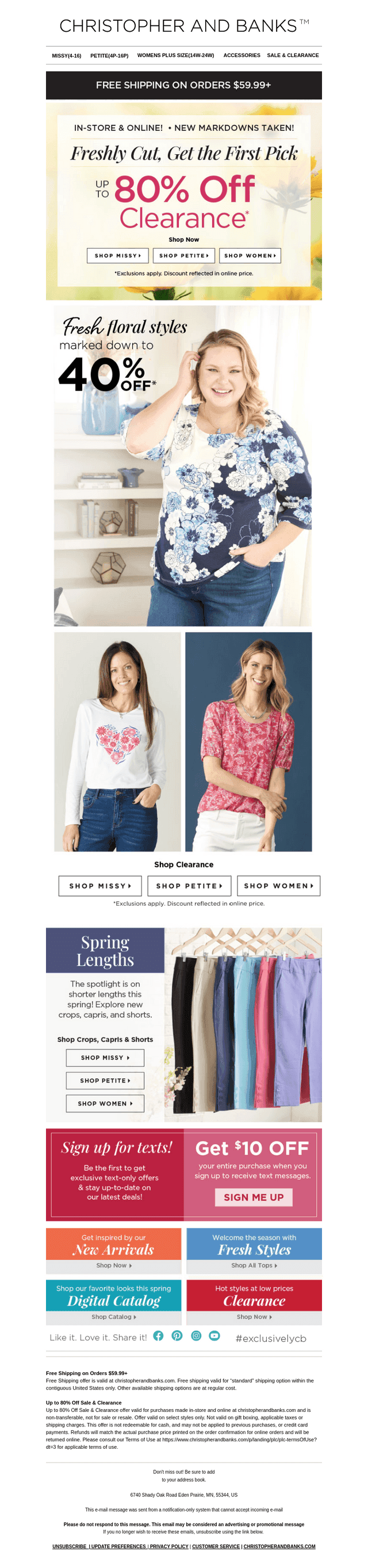 Just In! NEW Markdowns