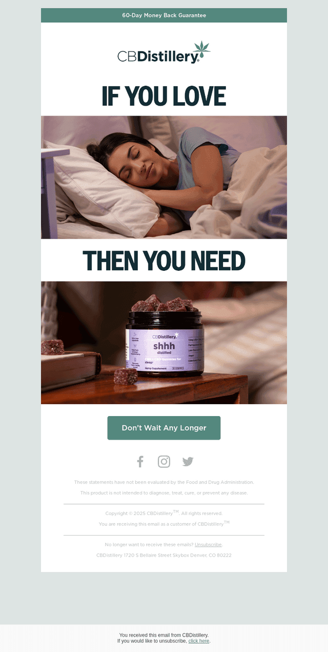 If You Love Sleep...