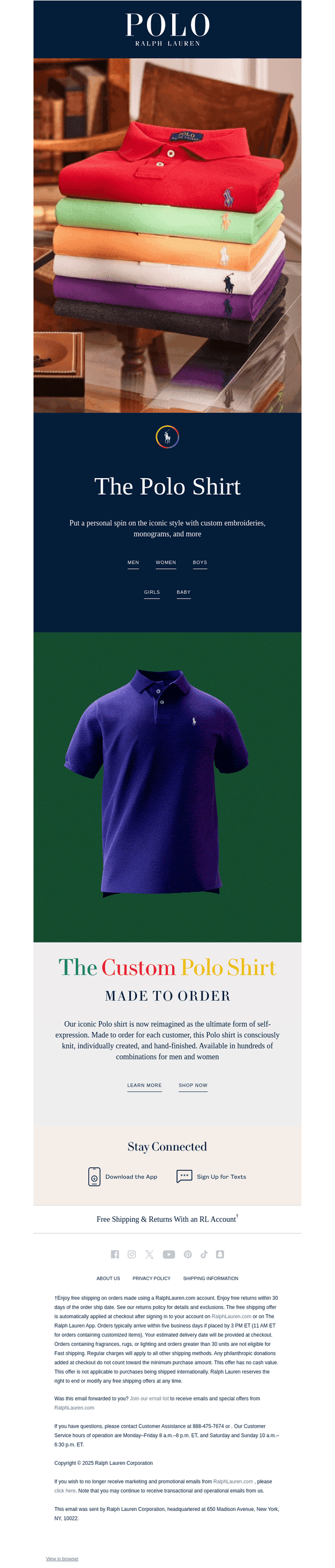 Create Your Own Polo Shirt