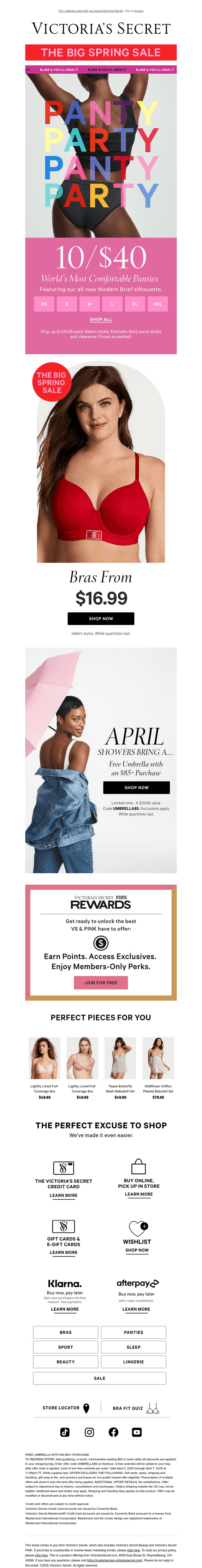 Refresh Your Collection—10/$40 Panties