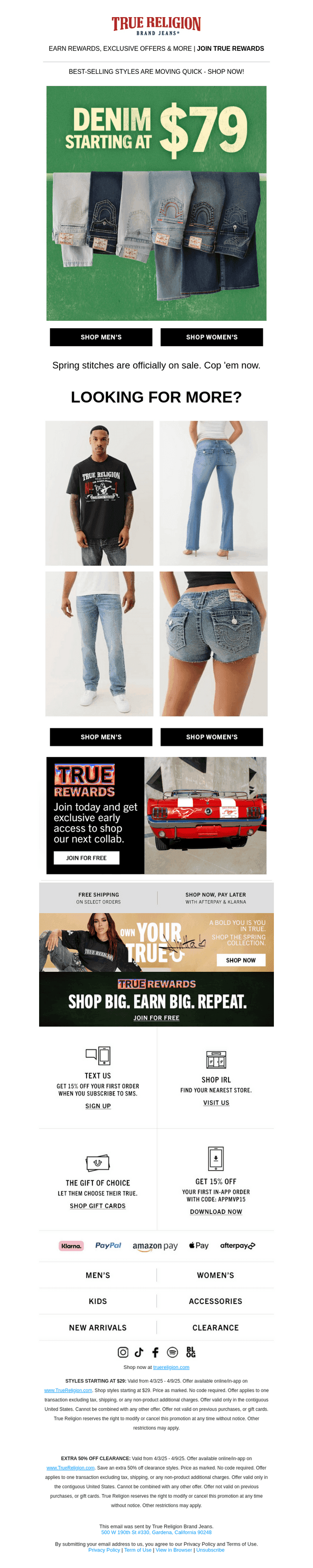 DON'T MISS $79 DENIM 👀