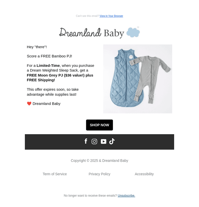 👉 Unlock FREE PJs!