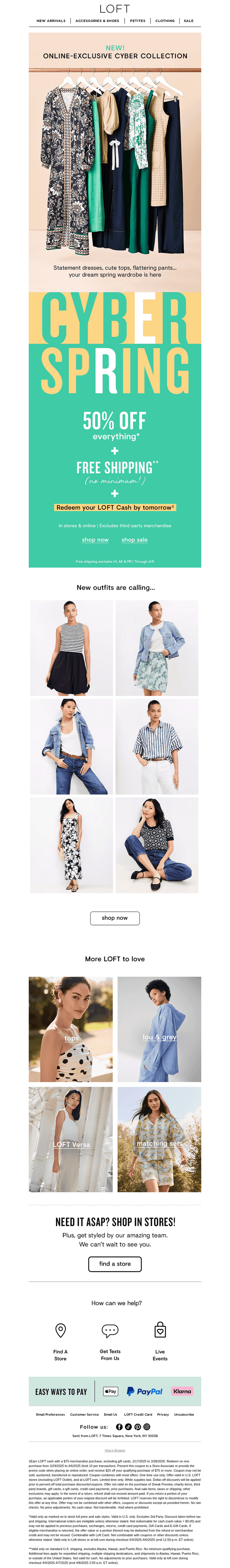 Our NEW Cyber Collection is here + everything’s 50% off