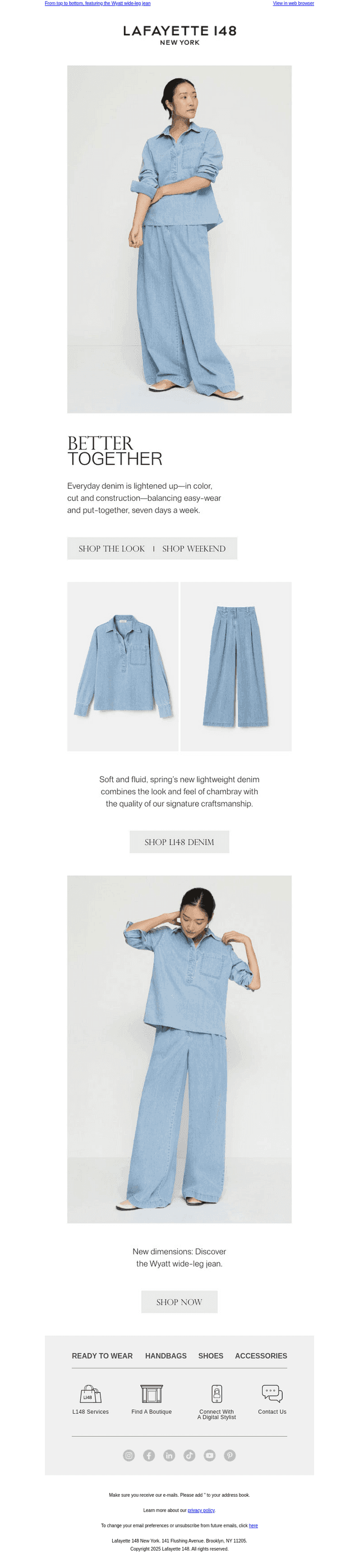 New Denim Silhouettes
