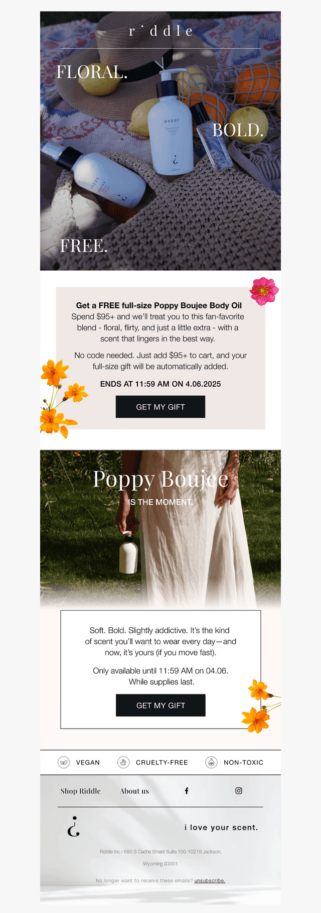 Riddle Oil email from Sat, Apr 5, 2025