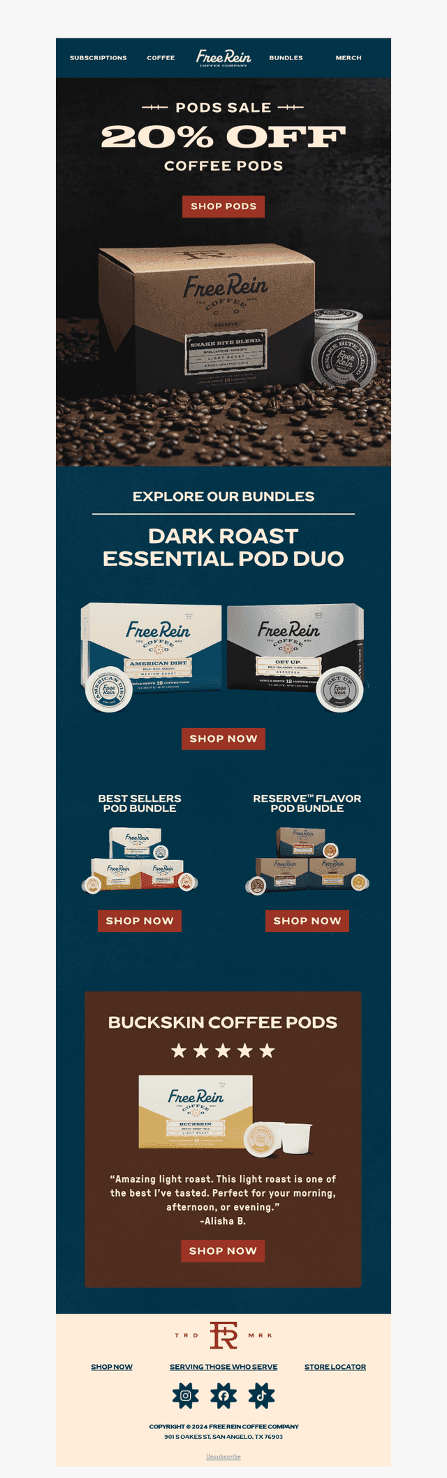 🔥20% OFF COFFEE PODS🔥