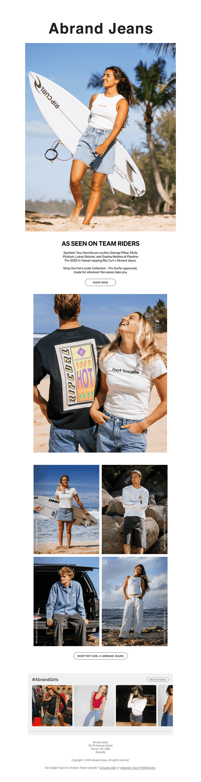 AS SEEN ON PRO SURFERS