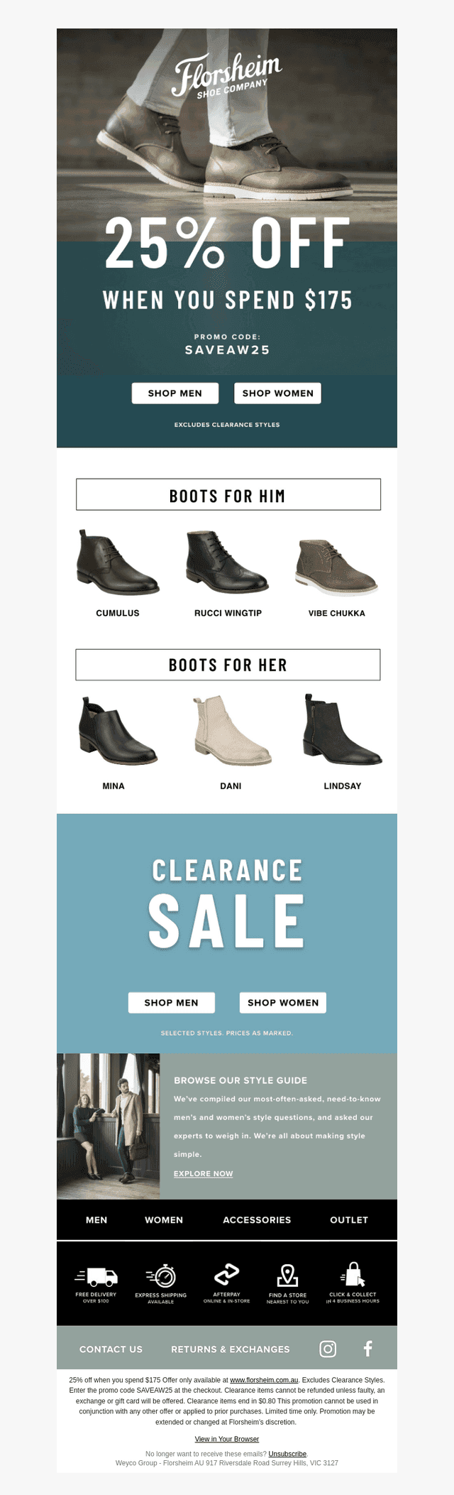 Boot Up With 25% Off
