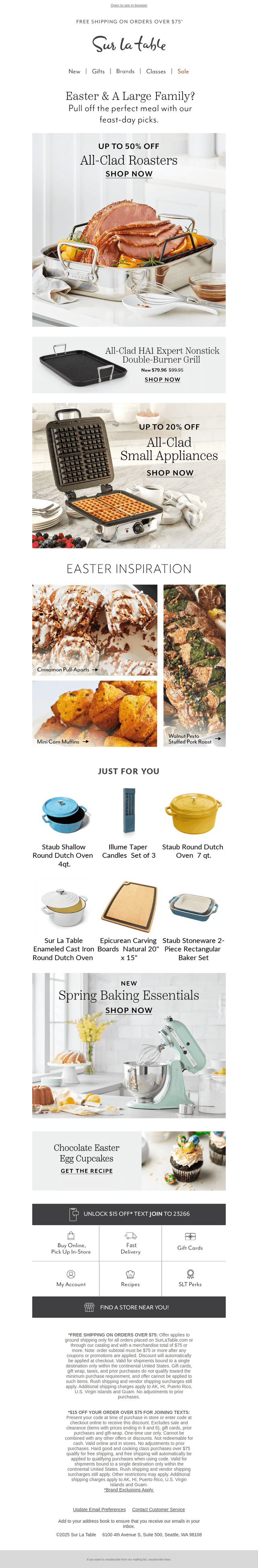 All-Clad: Easter made easy, from brunch to dessert.