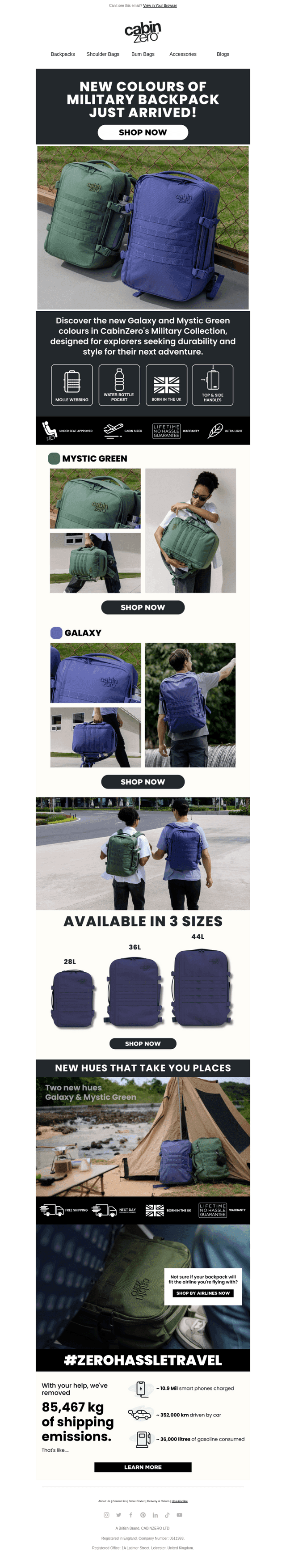 🔍 Discover Our New Military Backpack Colours!