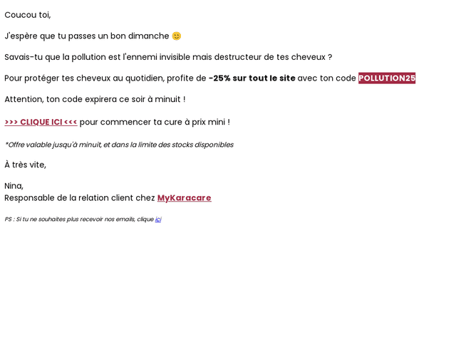 RE : Ton code expirera bientôt !