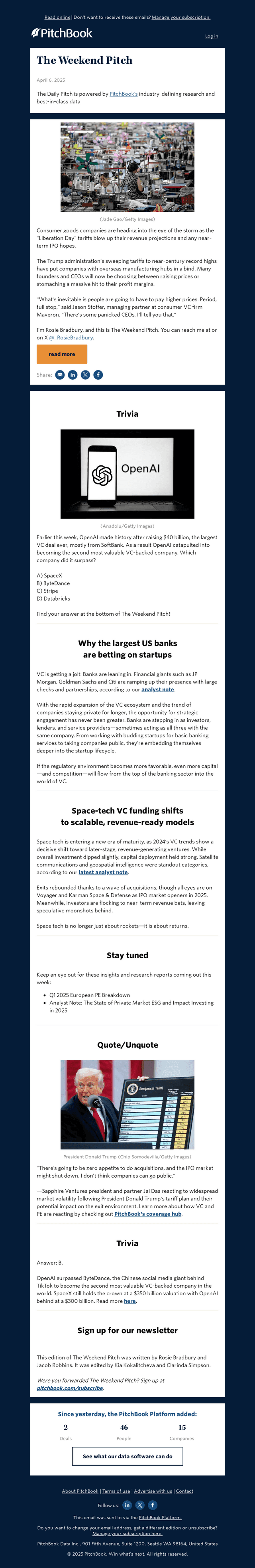 Consumer startups antsy on tariffs