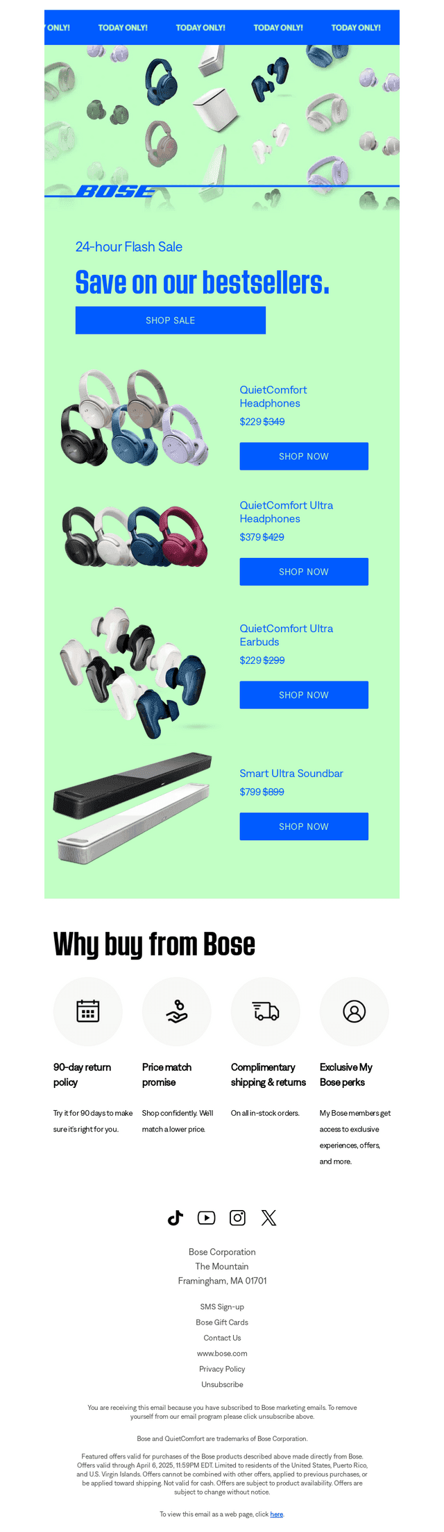 You've got one day to save!
