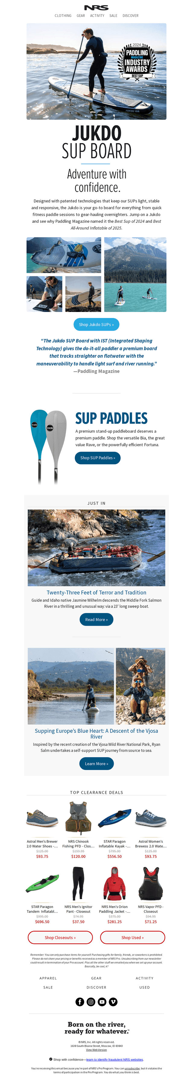 Jukdo SUP: raising the bar by dropping the deck.