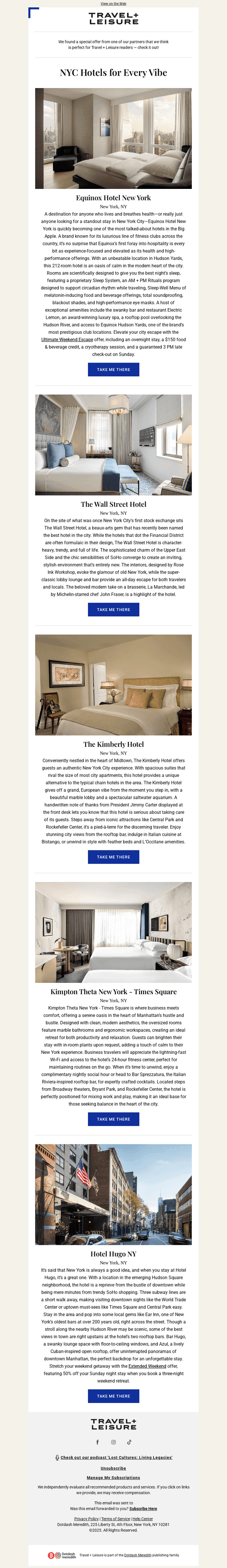 NYC Hotels for Every Vibe