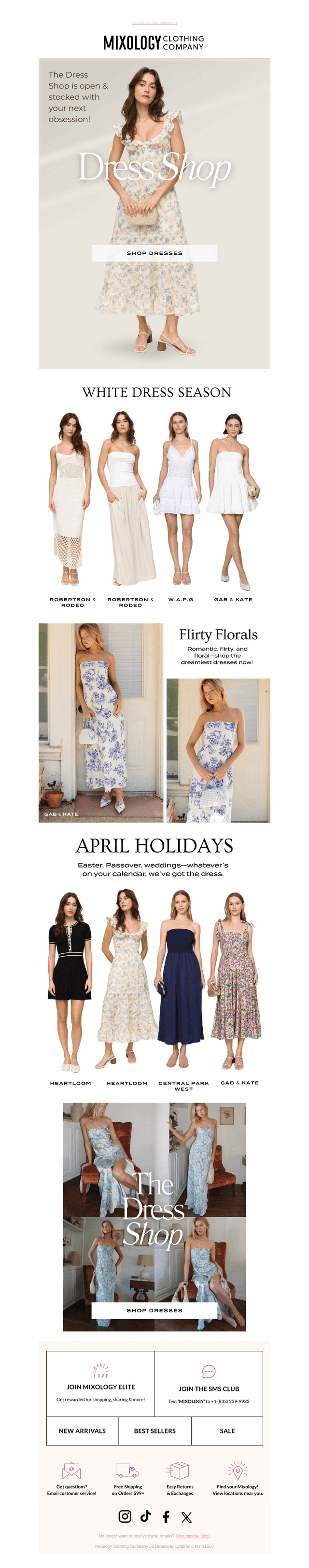 Dressed for every April invite