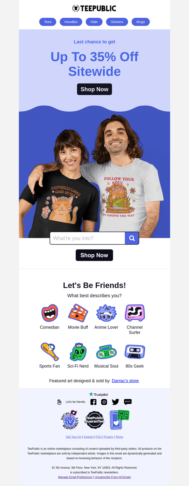 Final call - $16 tees won’t last