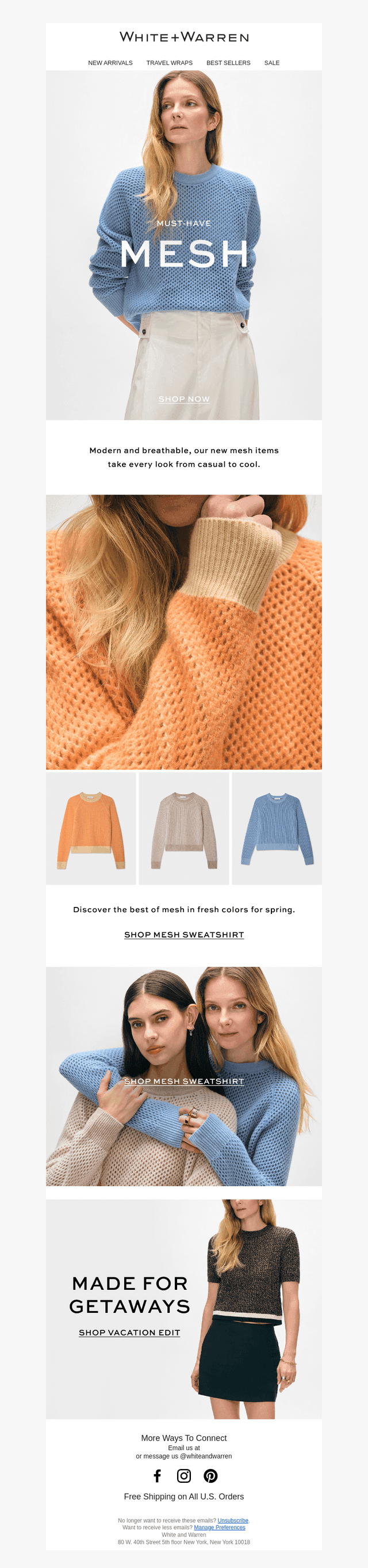 Make Room For Mesh Cashmere