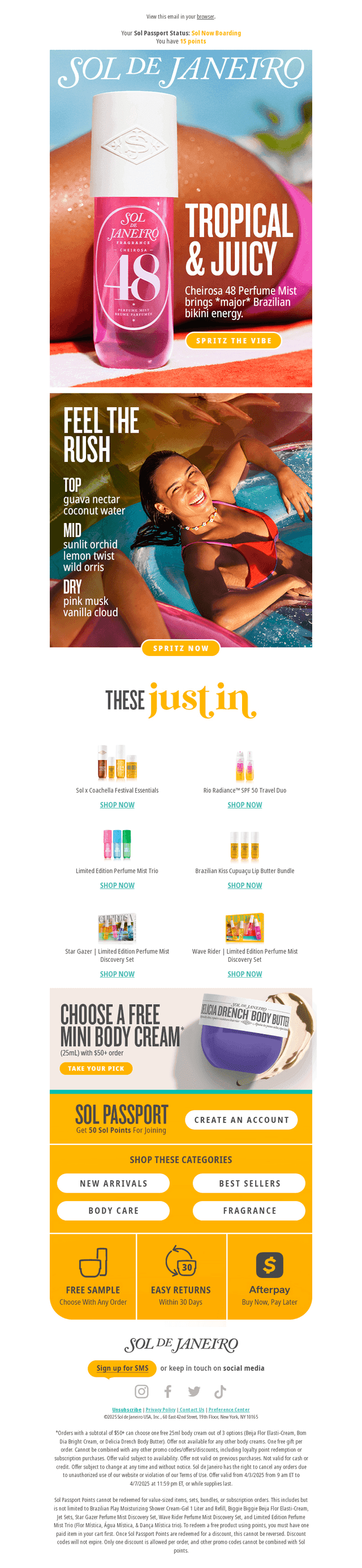 Like poolside service in a spritz…