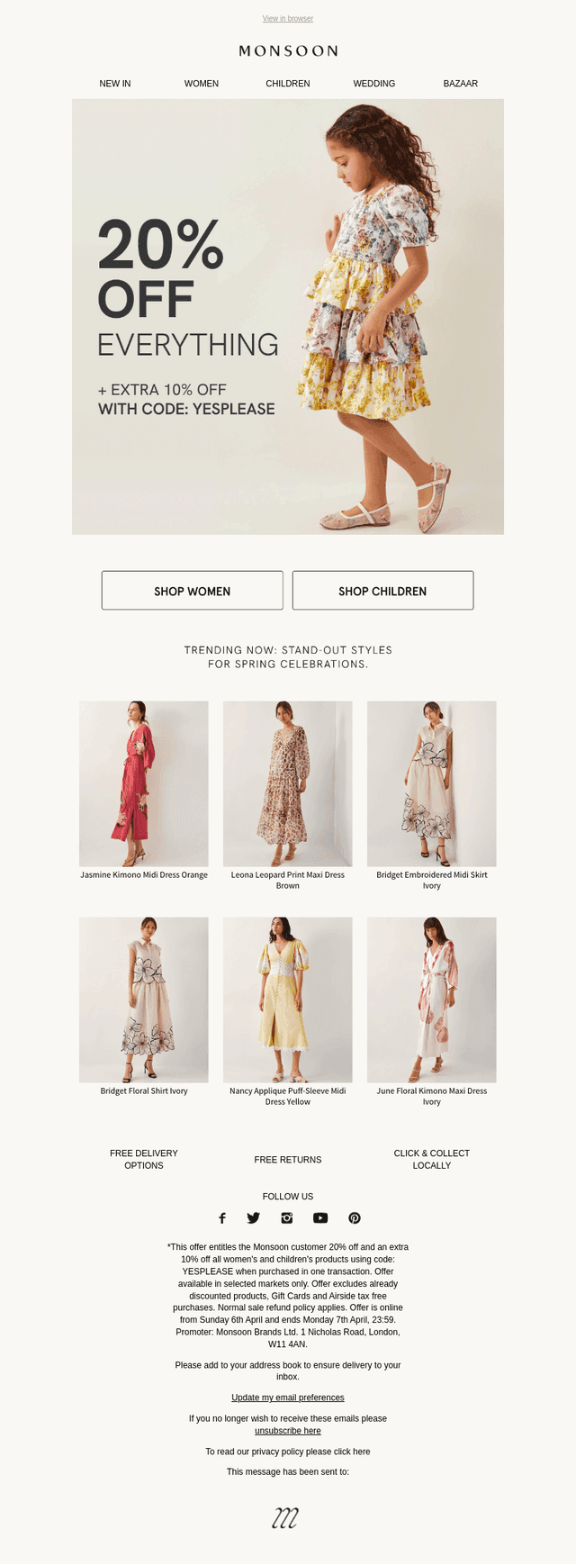 SELLING FAST | 20% + extra 10% off everything