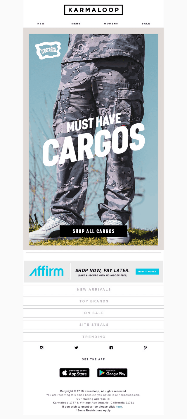 New Must Have Cargos!