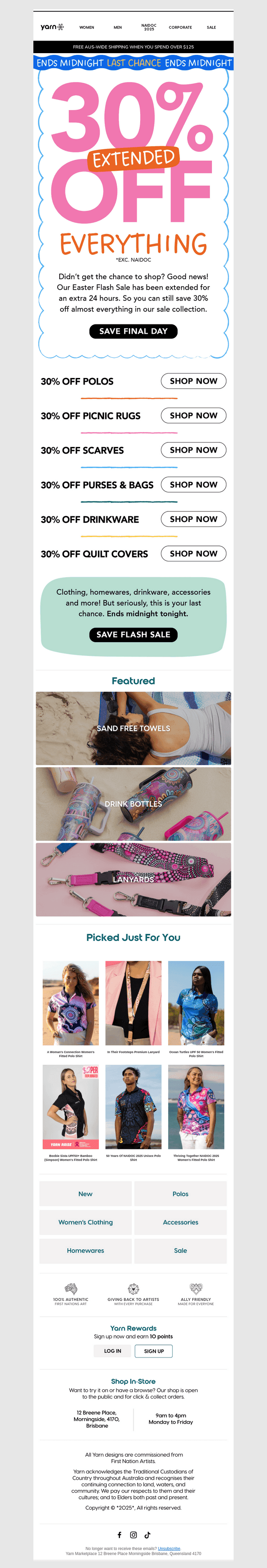 Bons Day: 30% Off