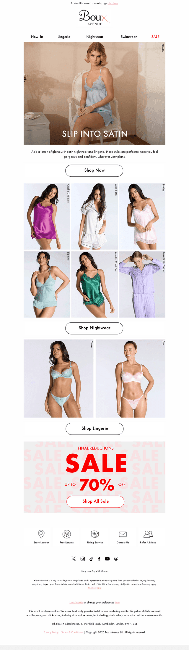 Your satin moment awaits…