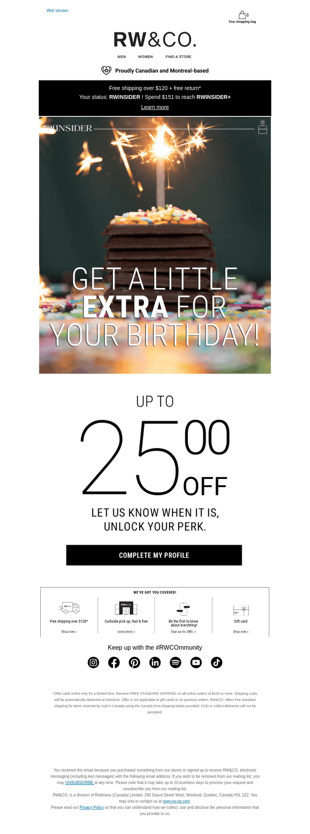 RW&CO. CA email from Mon, Apr 7, 2025