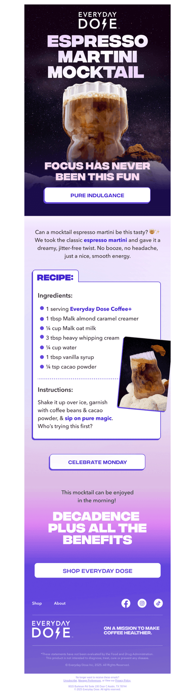 Everyday Dose email from Mon, Apr 7, 2025