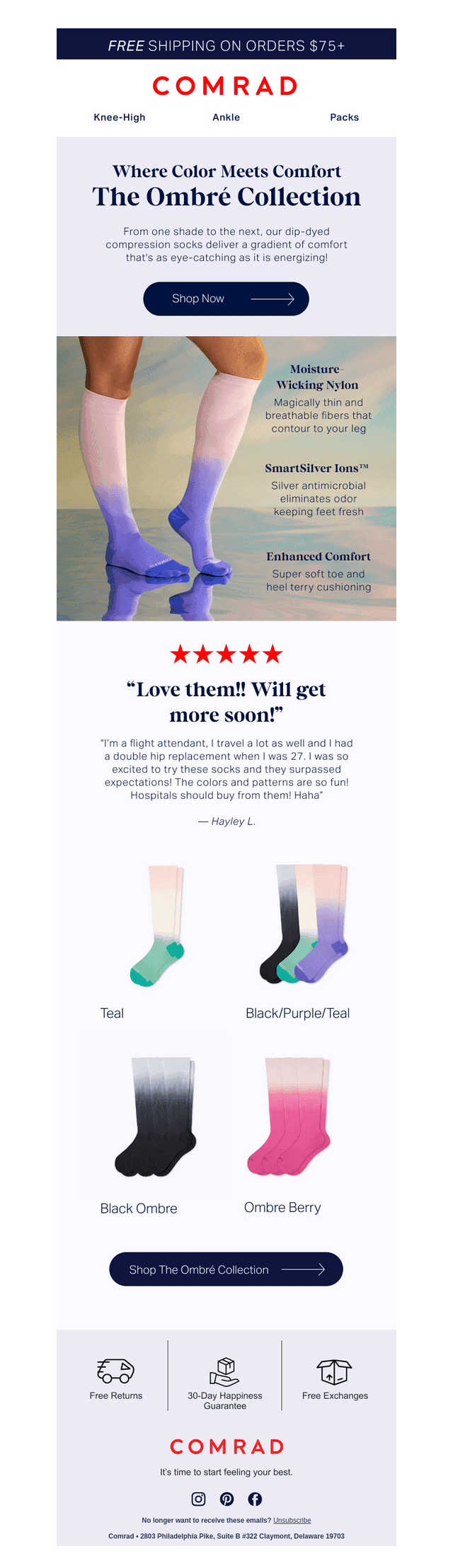 Dip-dyed comfort: Meet our Ombre Collection