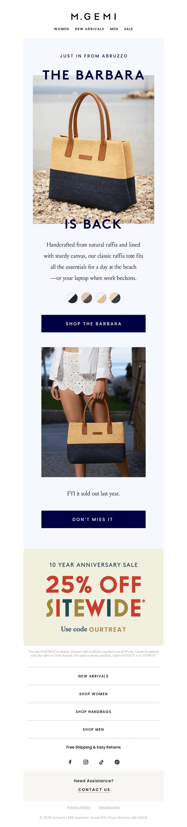 The Barbara Tote Is Ready To Ship!