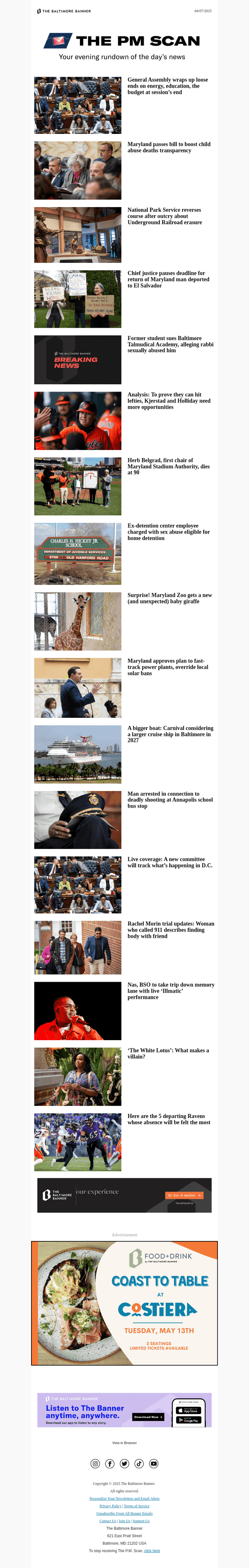 The P.M. Scan: General Assembly wraps up loose ends