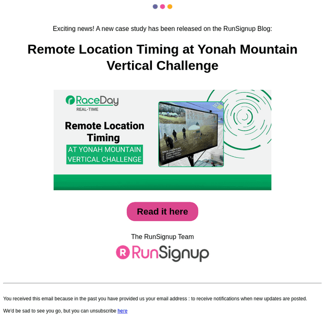 New Case Study! - Remote Location Timing at Yonah Mountain Vertical Challenge