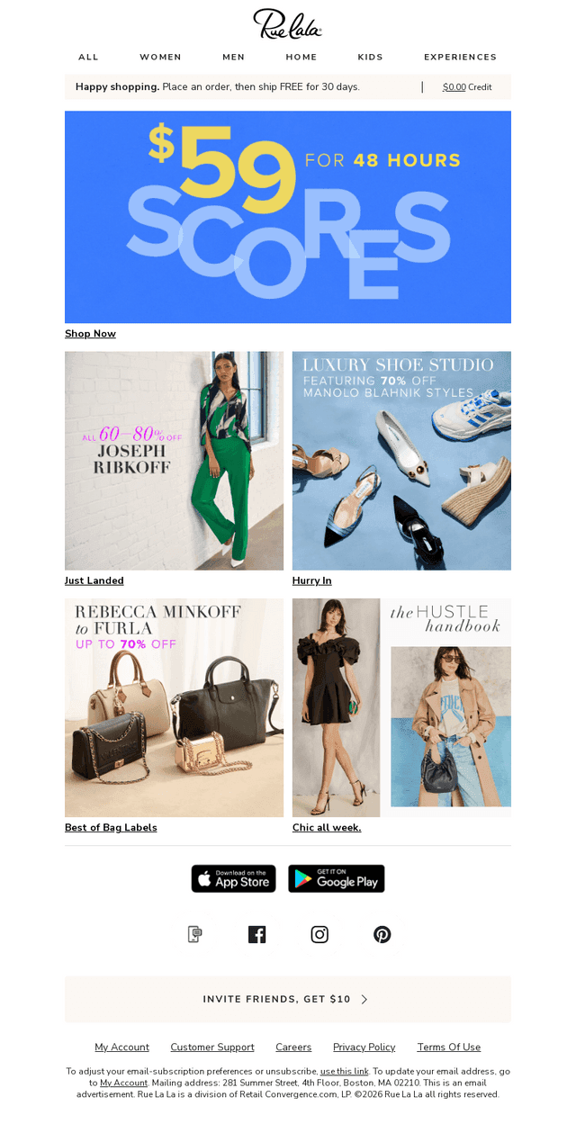 $59 SCORES ARE NOW LIVE (!)