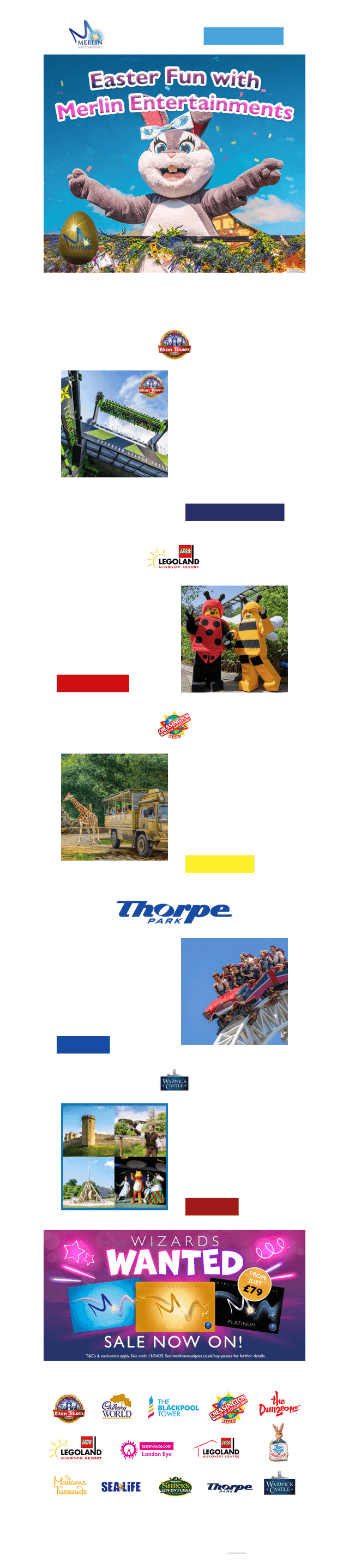 Merlin Entertainments email from Tue, Apr 8, 2025
