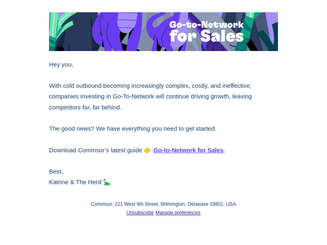 Sell More with Commsor’s Go-to-Network for Sales Guide!