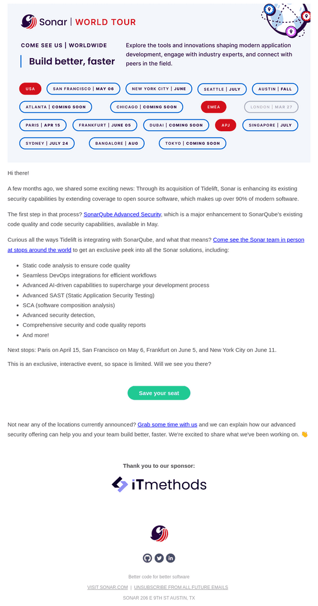 Tidelift email from Tue, Apr 8, 2025