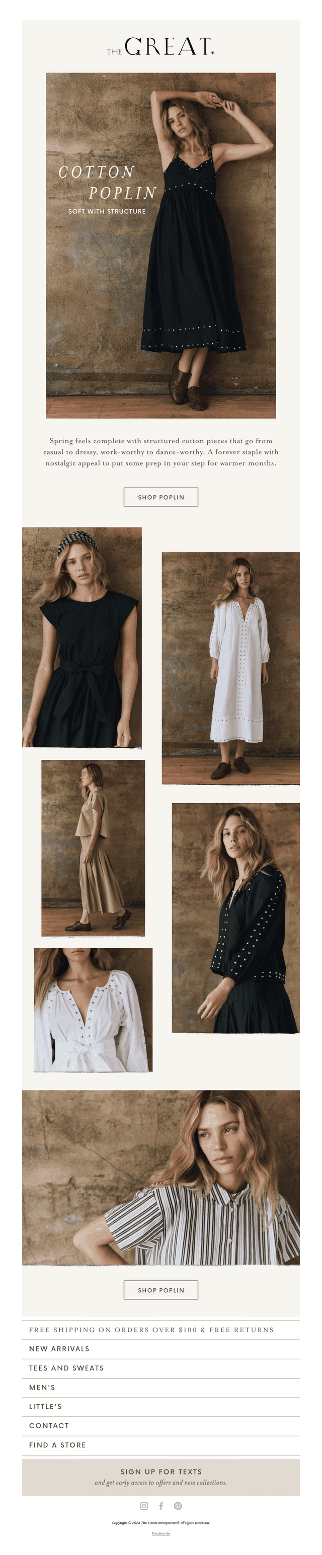 New Poplin Pretties.
